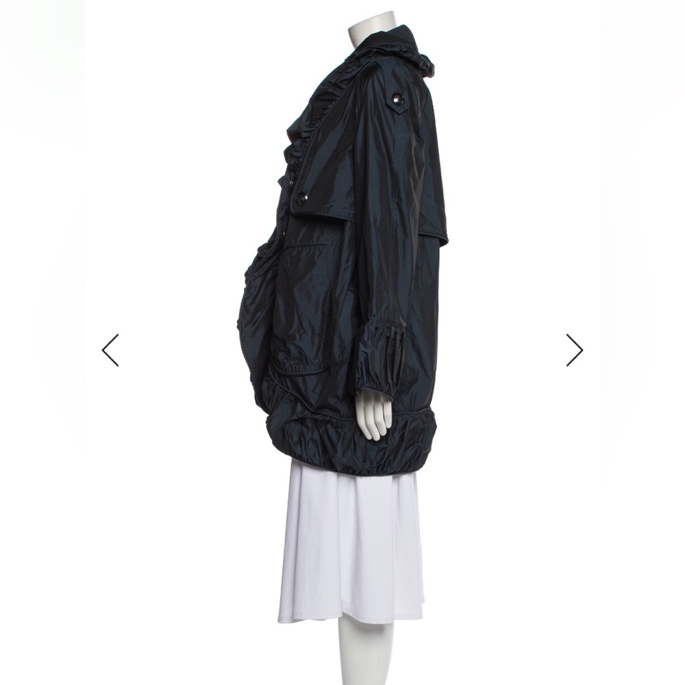 NWT Burberry Vintage Runway Blue Trench Coat - Picture 4 of 6